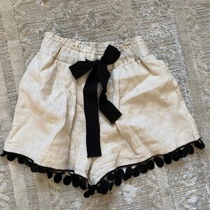 White Sylvia Tcherassi Cloth Shorts